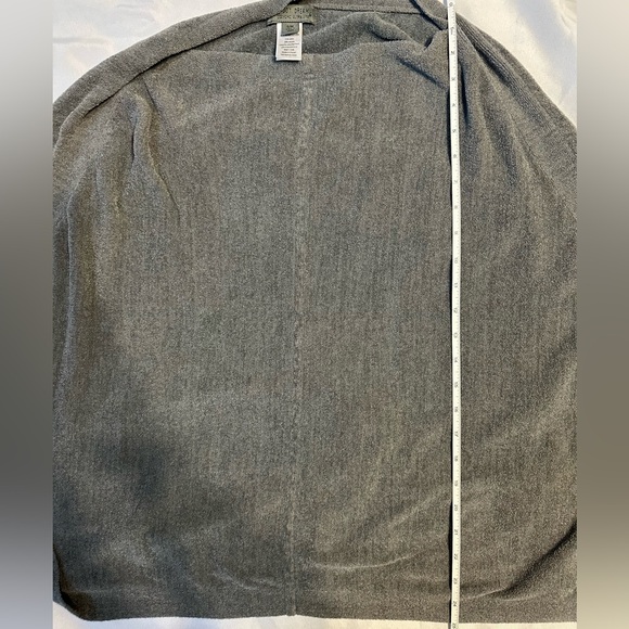 Cozy Barefoot Dreams Poncho Sweater in Grey - SIZE S/M - Picture 7 of 8